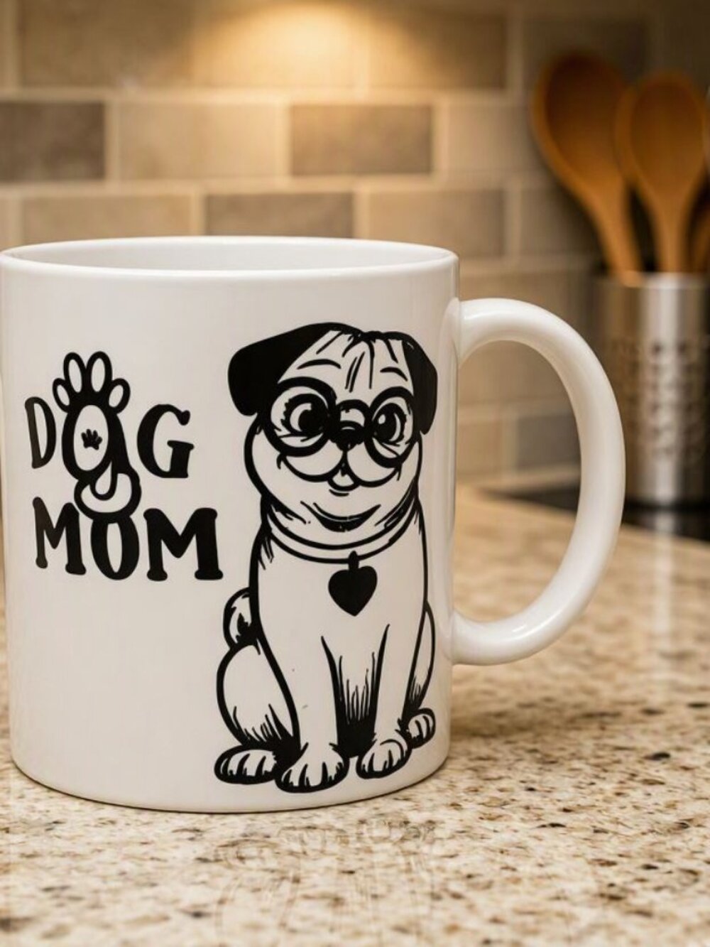 Dog Mom Pug Mug